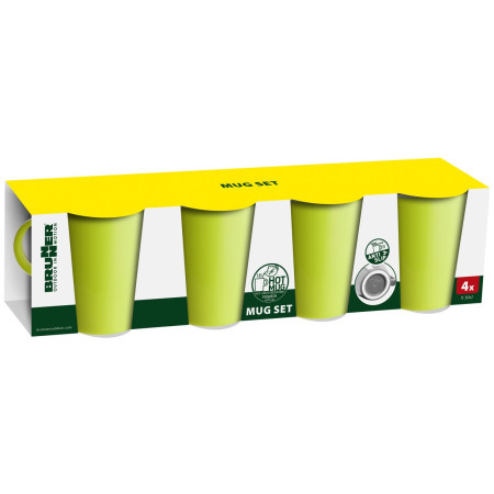 Set šalica Brunner Mug Set ABS zelena