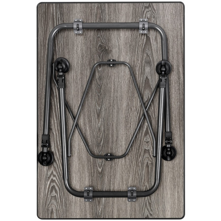 Stol Brunner Linear Greywood 100