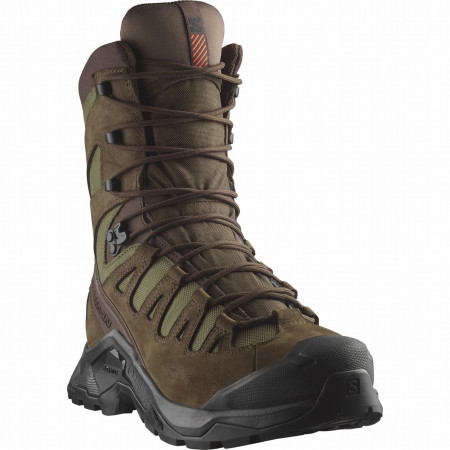 Muška obuća Salomon Quest Tracker High Gore-Tex smeđa Earth Brown / Ranger Green / Black
