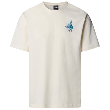 Muška majica The North Face U Powder Days Relaxed S/S Tee-Graphic bijela White Dune