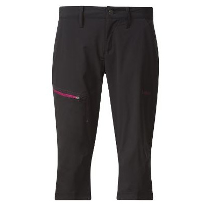 Ženske 3/4 hlače Bergans Moa Lady Pirate crna Black/Cerise