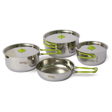 Posuđe Pinguin Trio Steel S
