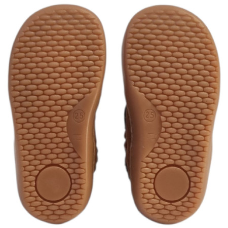 Dječje barefoot cipele beBare 3555TY Tan