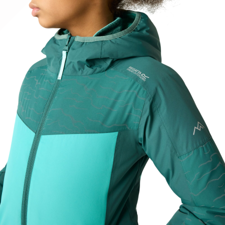 Dječja zimska jakna Regatta Illuma Reflective Jacket Mediterranea/Turquoise