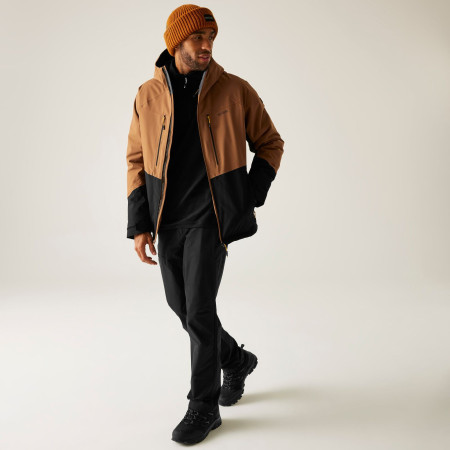 Muška jakna Regatta Highton Stretch Padded Jacket smeđa NutBrwn/Blk