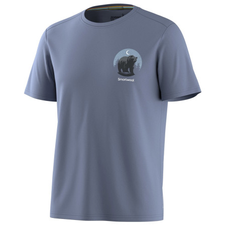 Muške funkcionalne majice Smartwool Men's Lunar Bear Active Short Sleeve Graphic Tee tamno plava NIGHTFALL BLUE