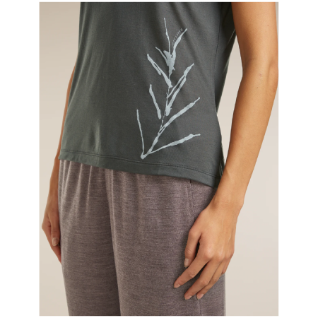 Ženska funkcionalna majica Icebreaker Merino Blend Core SS Tee Panax
