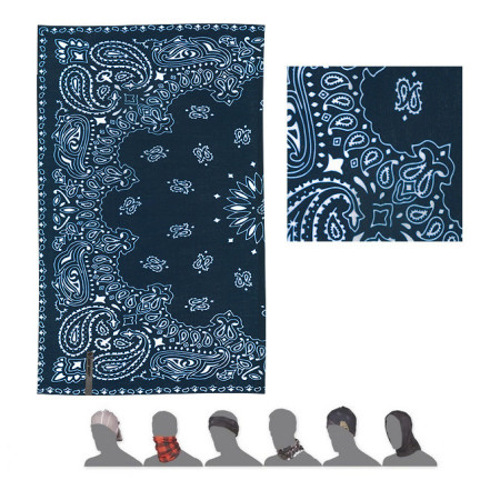 Višenamjenski šal Sensor Tube Ornament plava Blue