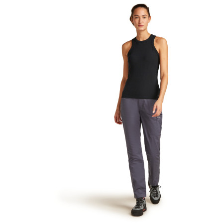 Ženska majica bez rukava Icebreaker W Mer Rib Lotus Tank