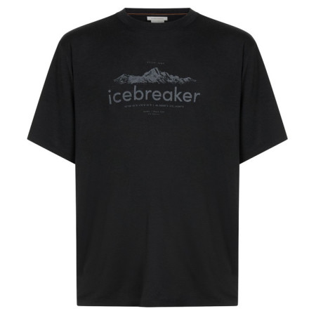 Muške funkcionalne majice Icebreaker Men M 150 Tech Lite SS Rlxd T ibHeritage crna Black