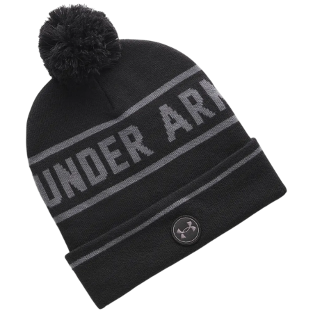 Kapa Under Armour M's Drive Pom Beanie crna Black