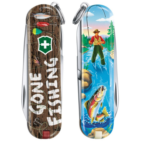 Džepni nož Victorinox Classic LE Gone Fishing plava GoneFishing
