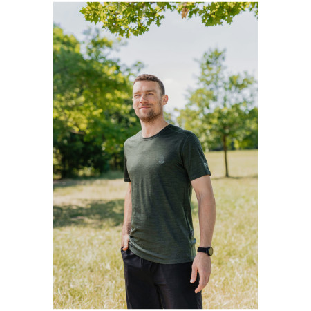 Muška majica Zulu Merino Fire 160 Short Comfy