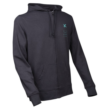 Muška dukserica Hiko Respect Zip Up Hoodie siva