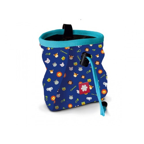 Vrećica Ocún Lucky Kid + remen Ocún Chalk Bag Belt plava Marine