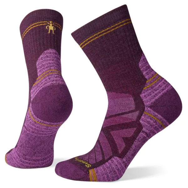 Ženske čarape Smartwool Hike Light Cushion Mid Crew Socks Ljubičasta