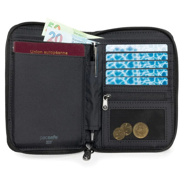 Organizator za putovanje Pacsafe RFIDsafe compact travel organizer