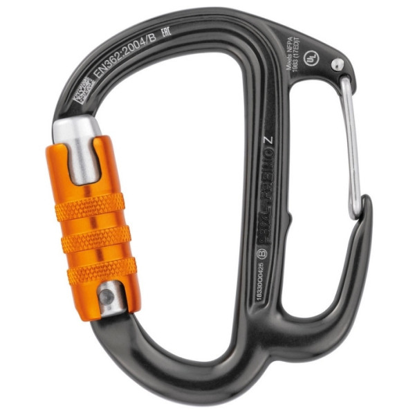 Karabiner Petzl Freino Z Triact-Lock crna