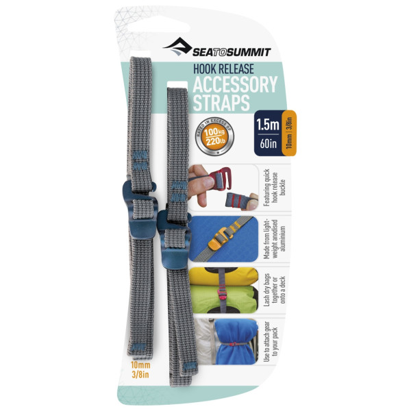 Guma pak za auto Sea to Summit Trake za zatezanje s kukom 1,5 m x 20 mm