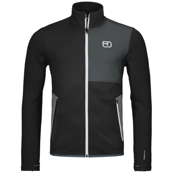 Muška dukserica Ortovox Fleece Jacket M crna Black Raven