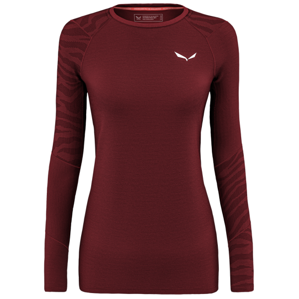 Ženska majica Salewa Cristallo Warm Amr W L/S Tee.