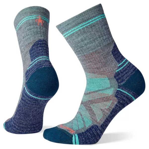 Ženske čarape Smartwool Hike Light Cushion Mid Crew Socks siva