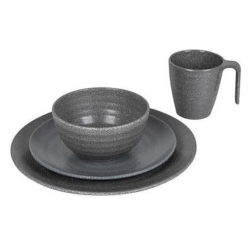 Set posuđa Bo-Camp Tableware 100% Melamine Stone