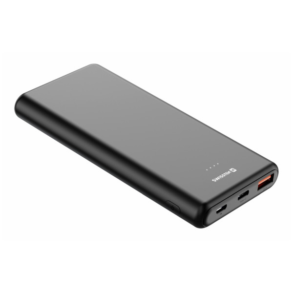 Power bank eksterne baterije Swissten Power Line 10000 mAh crna