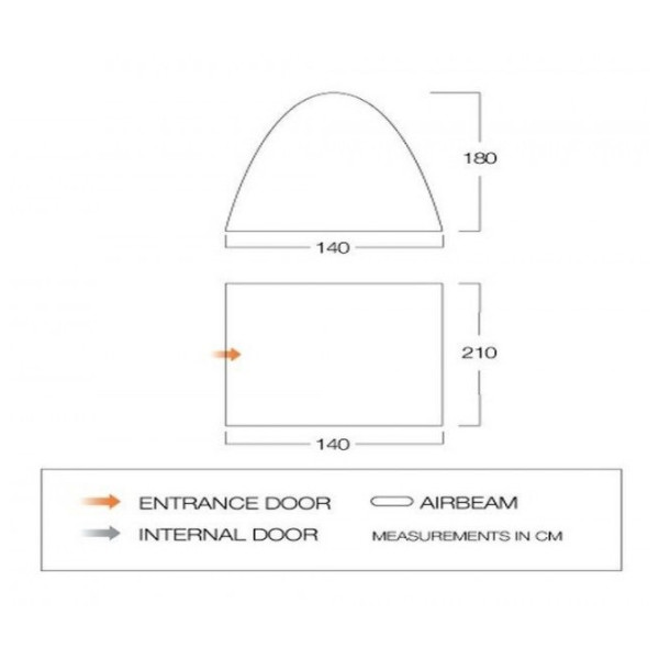 Šator Vango BR003 - Free-Standing Bedroom