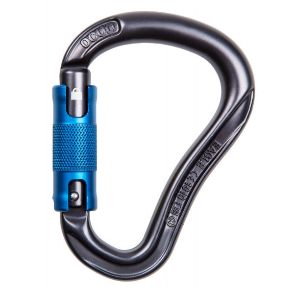 Karabiner Ocún Eagle Hms Triple siva/plava