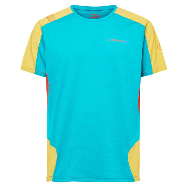 Muška majica La Sportiva Compass T-Shirt M svijetlo plava Tropic Blue/Bamboo