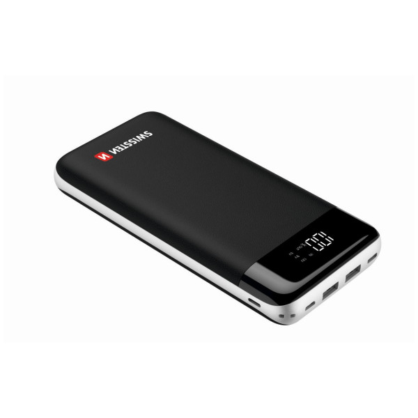 Power bank eksterne baterije Swissten BLACK CORE 30.000 mAh