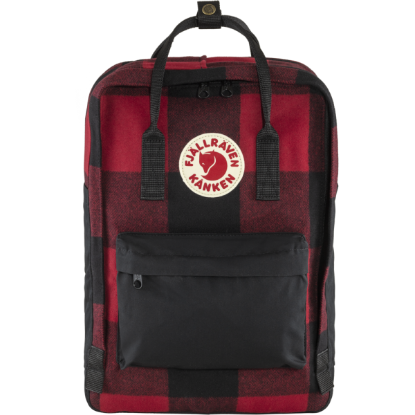 Ruksak Fjällräven Kånken Re-Wool Laptop 15" crna Redblack