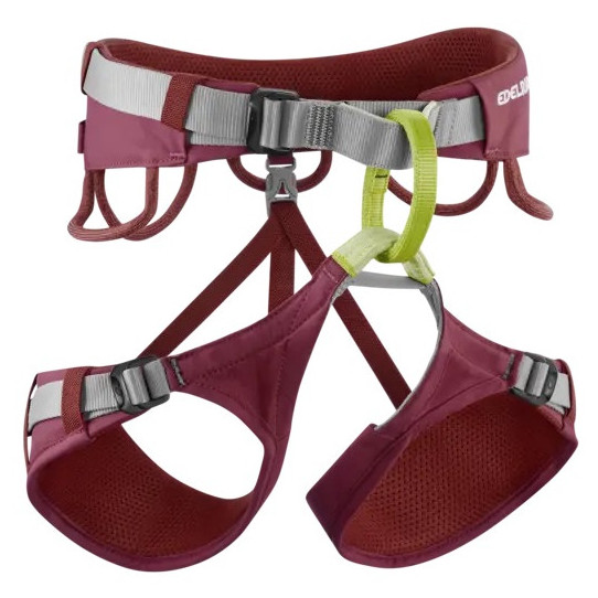 Ženski penjački pojas Edelrid Jayne IV crvena 125 rhubarb red