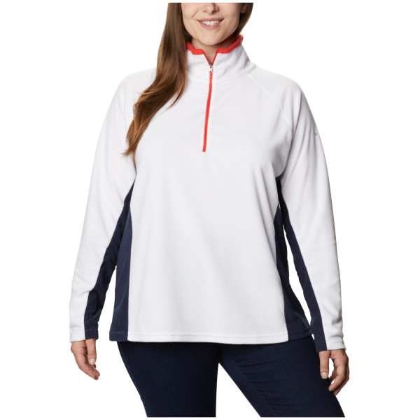 Ženska dukserica Columbia Glacial IV 1/2 Zip bijela WhiteDarkNocturnal