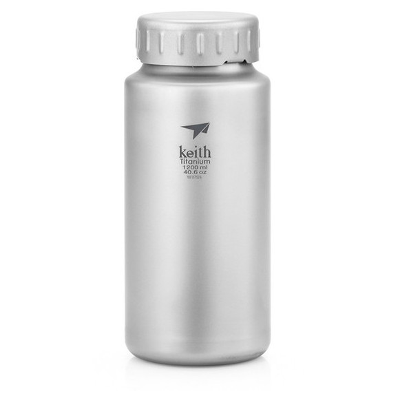 Boca Keith Titanium Titanium Sport Bottle 1,2 l siva