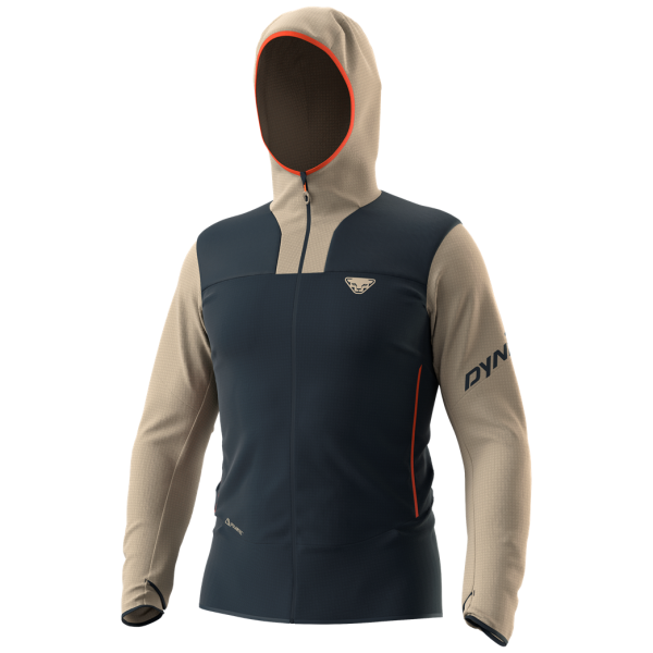 Muške funkcionalne majice dugih rukava Dynafit Traverse Ptc Hooded Jacket M kaki rock khaki/3010