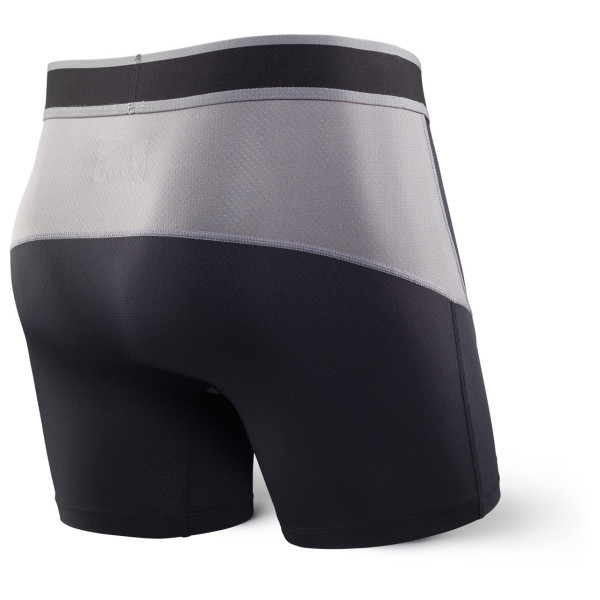 Bokserice Saxx Kinetic Boxer Black/Steel