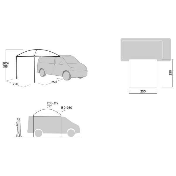 Zaklon Easy Camp Stryn Canopy