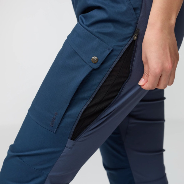 Ženske hlače Fjällräven Abisko Hybrid Trail Trousers W