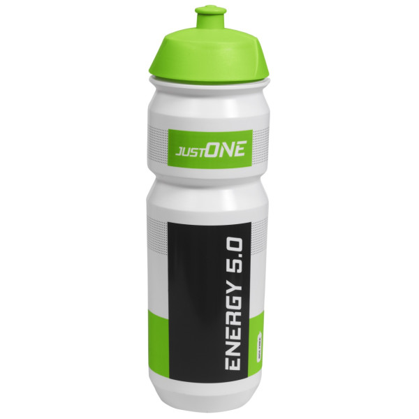 Boca za bicikl Just One Energy 5.0 750 ml bijela/zelena White/Green