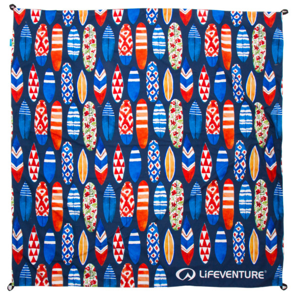 Deka za piknik LifeVenture Picnic Blanket crvena