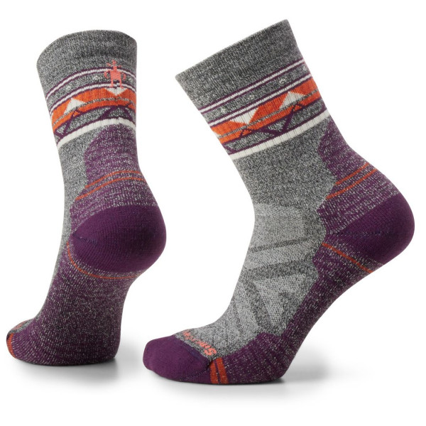 Ženske čarape Smartwool Hike Light Cushion Zig Zag Valley Mid Crew Socks