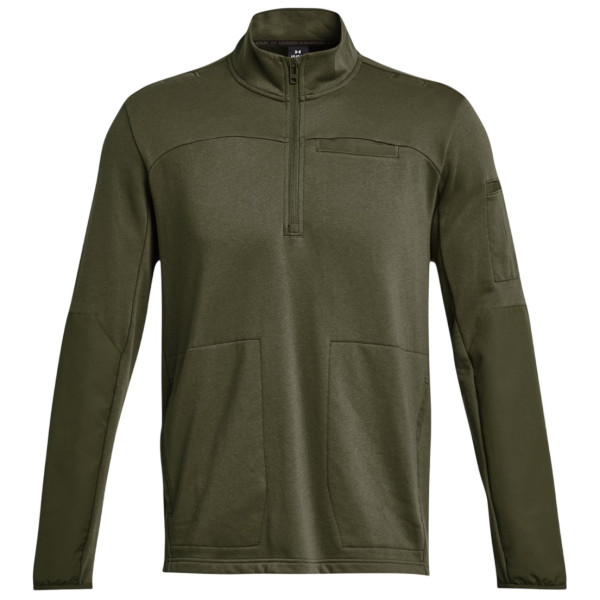 Muška rolka Under Armour Tac Rival Job Fleece zelena Marine OD Green / Marine OD Green / Marine OD Green