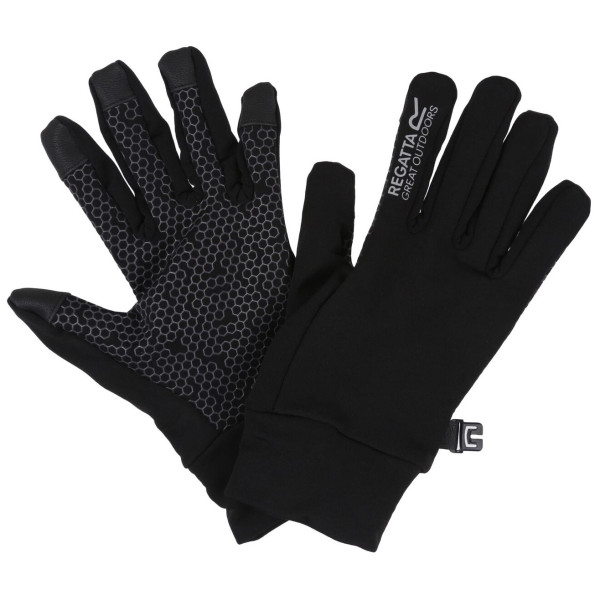 Dječje rukavice Regatta Grippy Gloves II crna/siva Black/Dark Grey