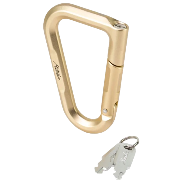 Karabiner Matador BetaLock zlatna Gold