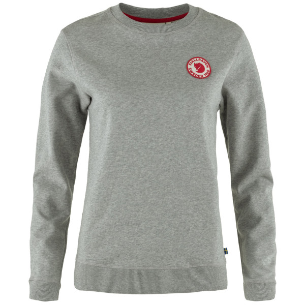 Ženski džemer Fjällräven 1960 Logo Badge Sweater svijetlo siva