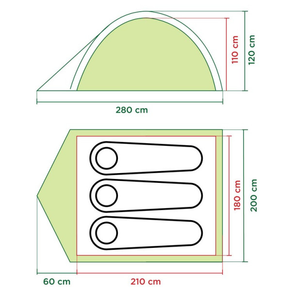 Šator Coleman Darwin 3