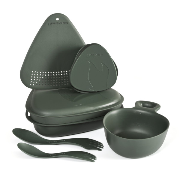 Set posuđa Light My Fire Outdoor MealKit 2.0 zelena sagegreen