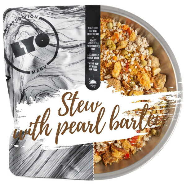 Dehidrirana hrana Lyo food Stew with pearl barley 370g